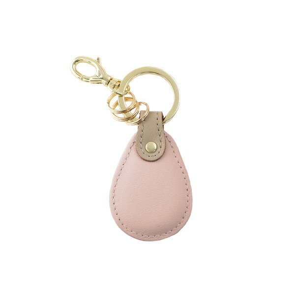 名入れ 名前入り 似顔絵ギフト PicoPaletteレザーキーリング（ドロップ