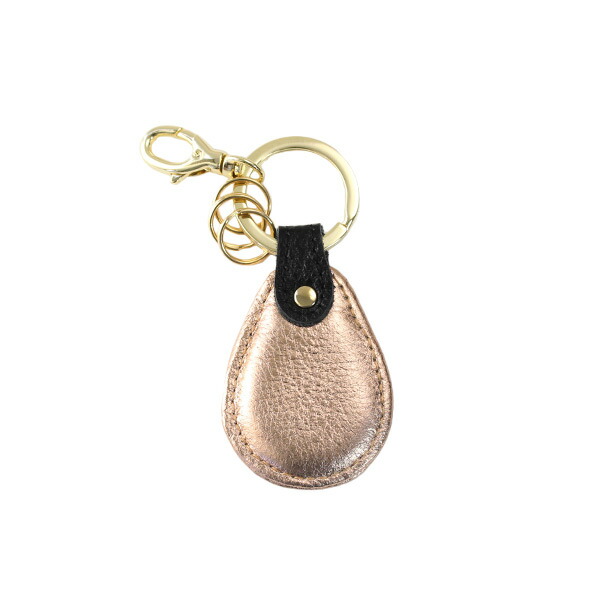 名入れ 名前入り 似顔絵ギフト PicoPaletteレザーキーリング（ドロップ