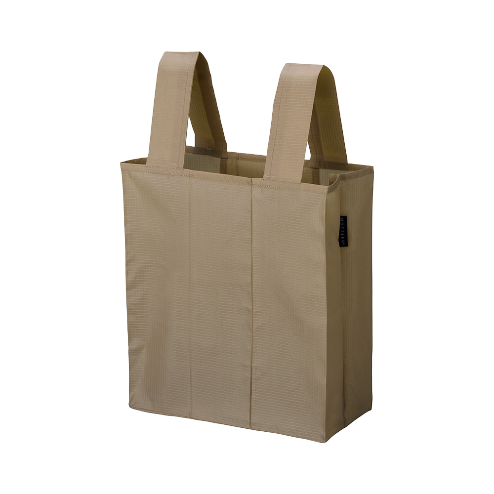 買い物バッグ 折りたたみ エコバッグ  [デイリー・スクエア型（10L）]　洗濯 コンパクト 薄型
