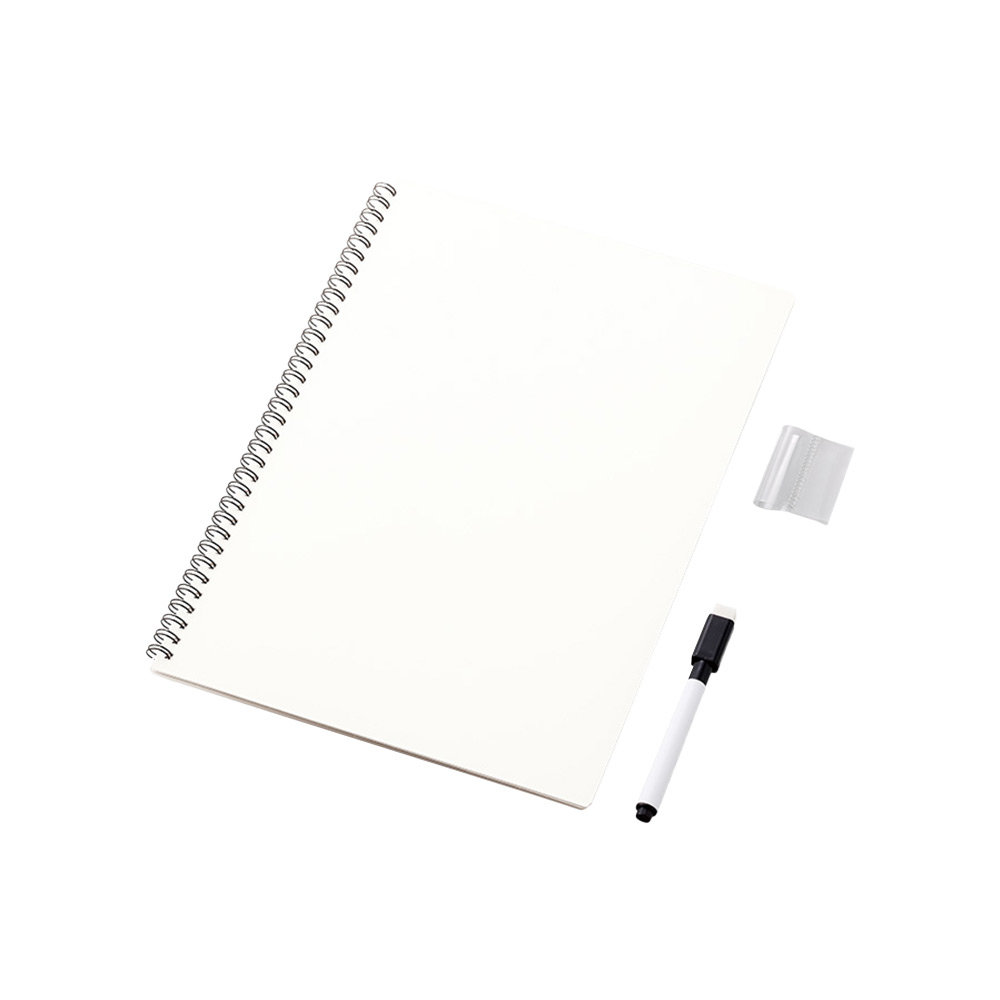 A4サイズ ノート 持ち運べる ペン付き ノート型ホワイトボード 