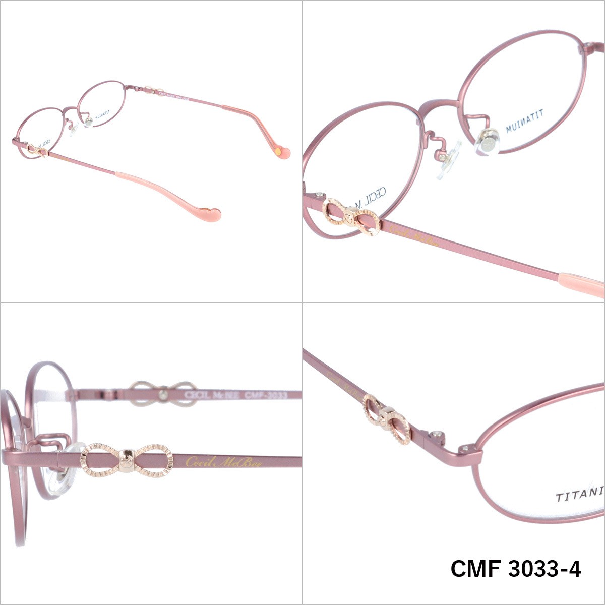 CECIL McBEE セシルマクビー メガネ フレーム 伊達 度付き 度