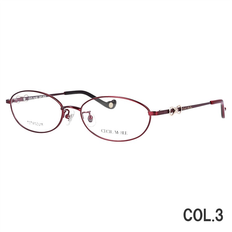 CECIL McBEE セシルマクビー 伊達 度付き 度入り メガネ