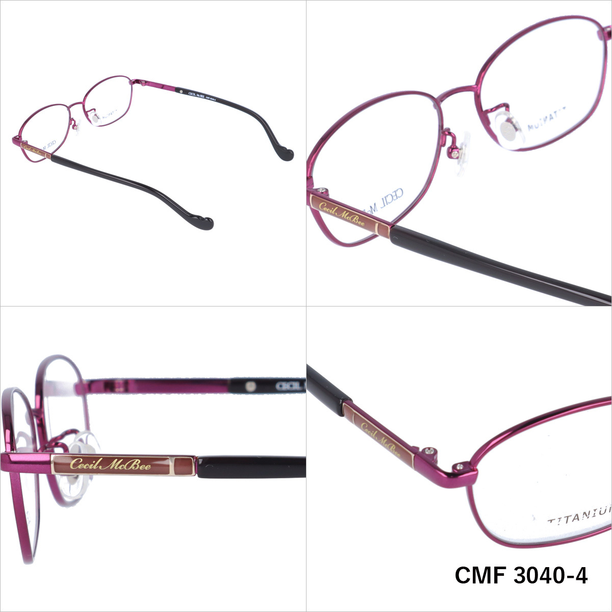 ブラック セシルマクビー Cecil Mcbee Cmf 3040 全4カラー 52 サングラスハウス 通販 Paypayモール