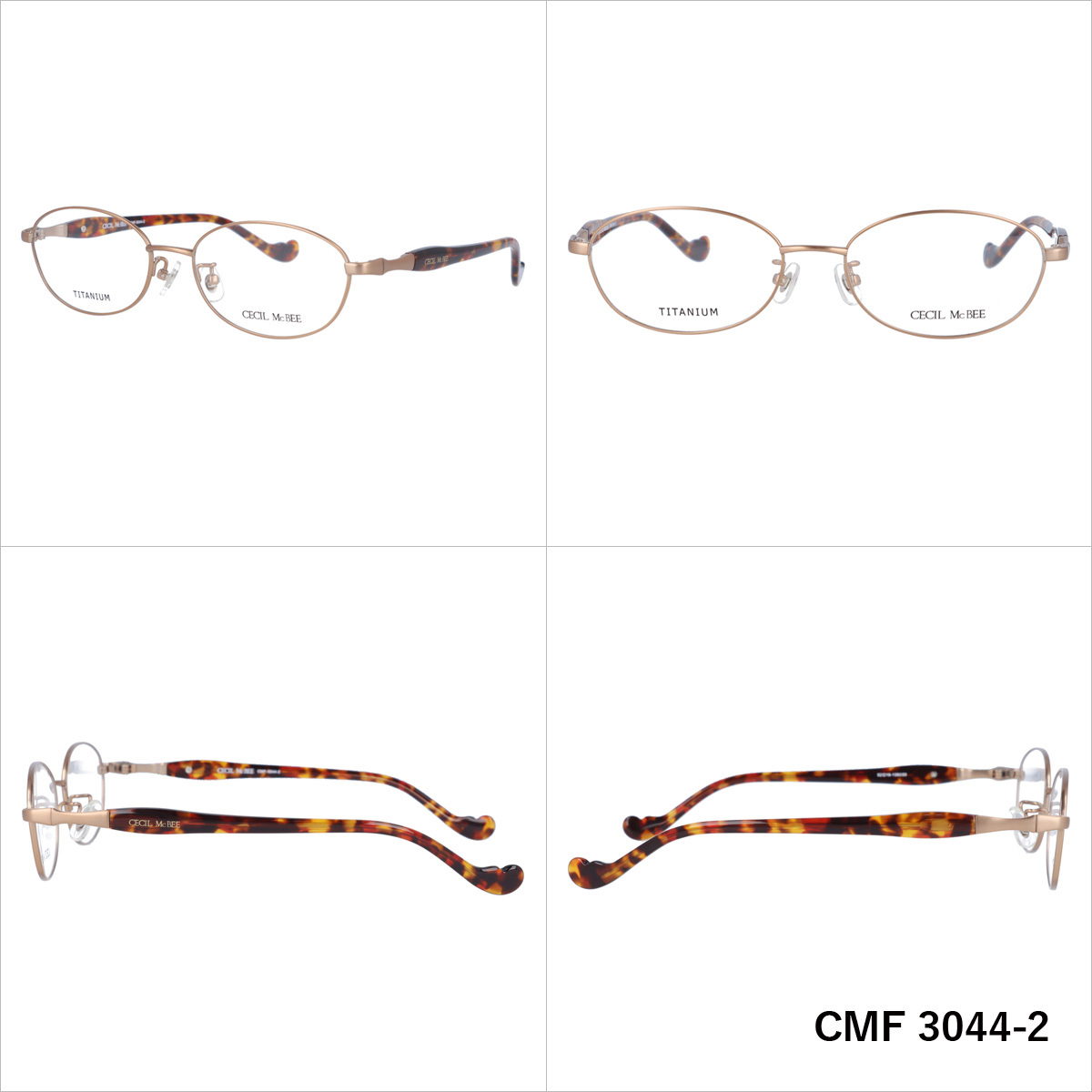 CECIL McBEE セシルマクビー メガネフレーム 女性 ブランド