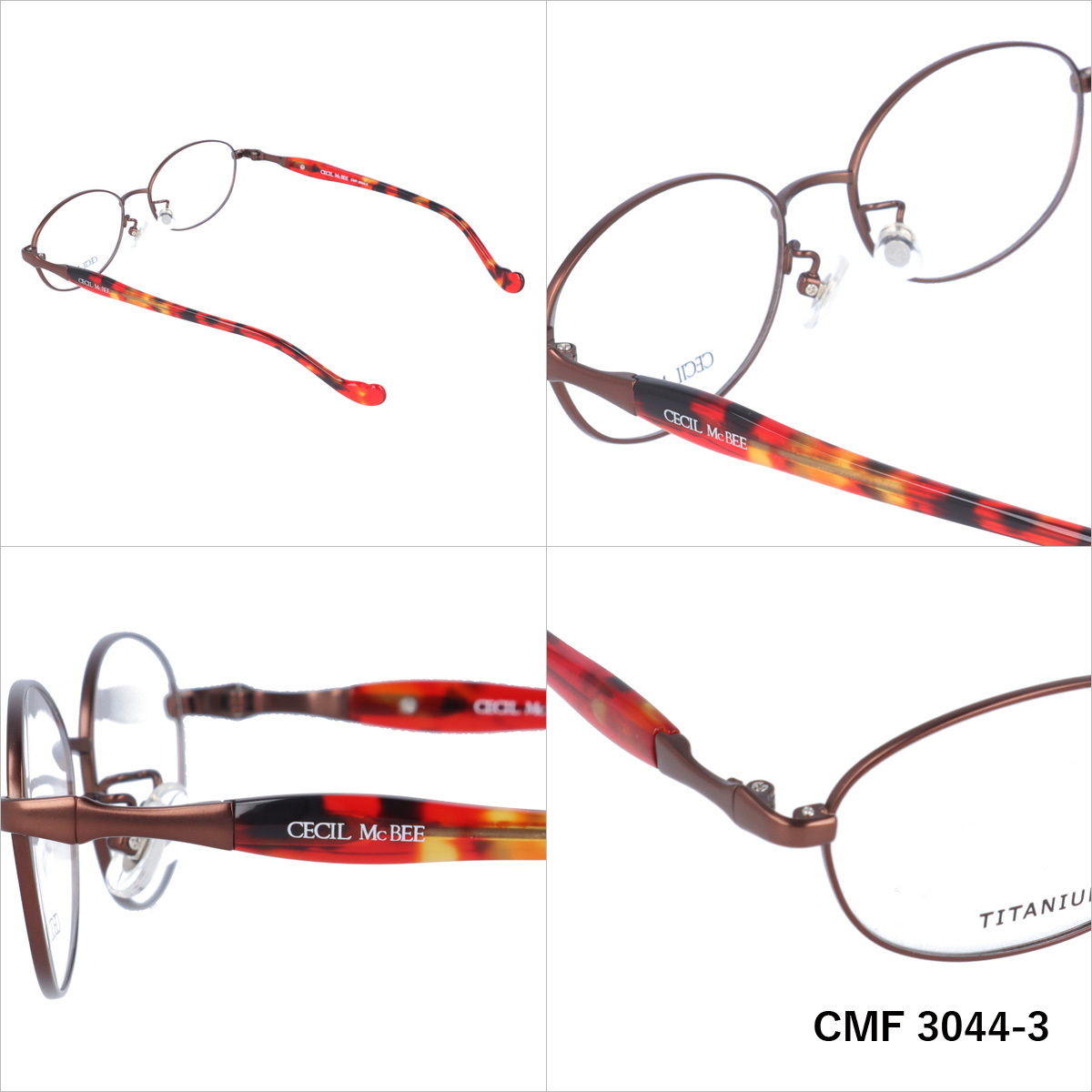 CECIL McBEE セシルマクビー メガネフレーム 女性 ブランド