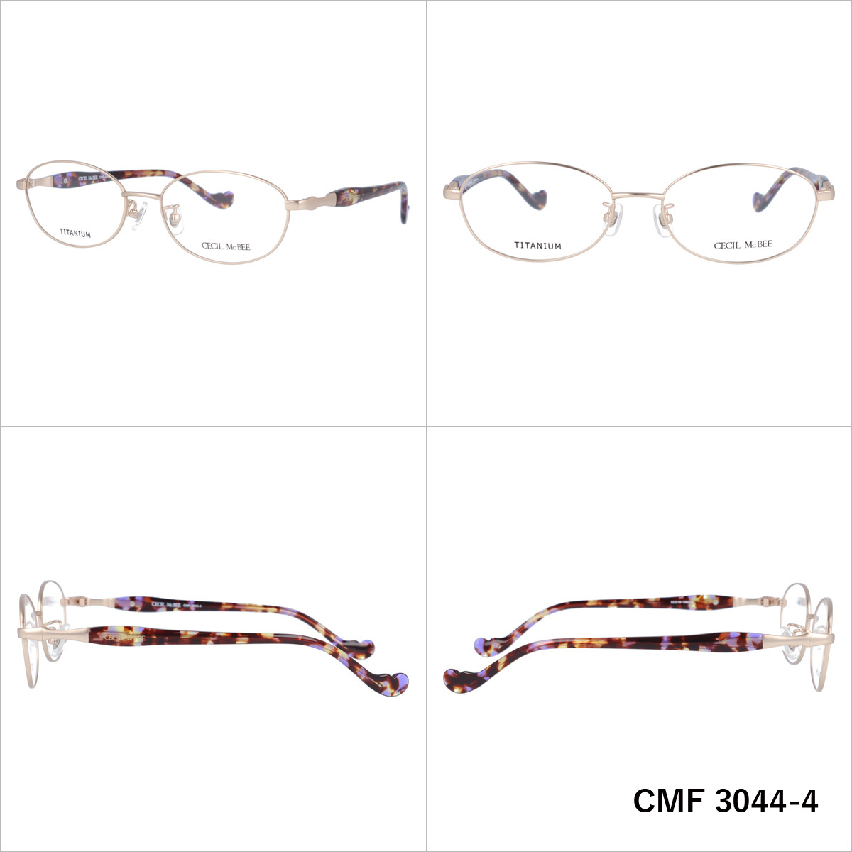 No.1264-メガネ　CECIL McBEE【フレームのみ価格】 CECIL McBEE - No.1264-メガネ CECIL McBEE【フレームのみ価格】の通販
