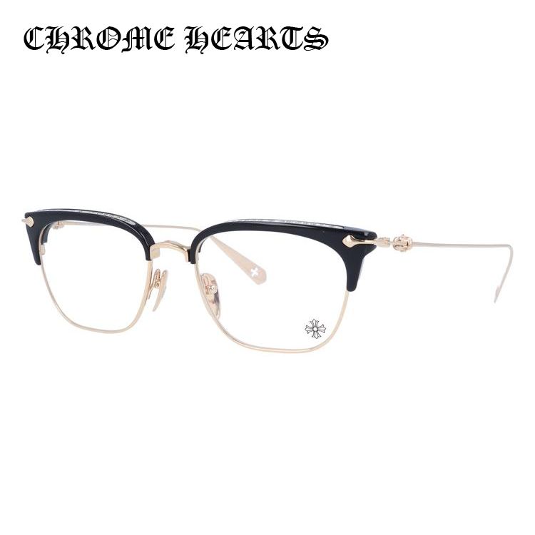 メガネ フレーム クロムハーツ CHROME HEARTS PCメガネ ブルーライトカット 老眼鏡 伊達 ブランド めがね SLUNTRADICTION BK GP 54 海外正規品 プレゼント(93280円)