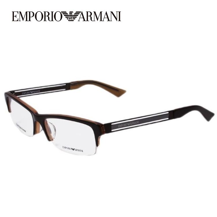 メガネ フレーム エンポリオアルマーニ EMPORIO ARMANI PCメガネ ブルーライトカット 老眼鏡 伊達 ブランド おしゃれ めがね EA1343J 66Z 54 ハーフリム