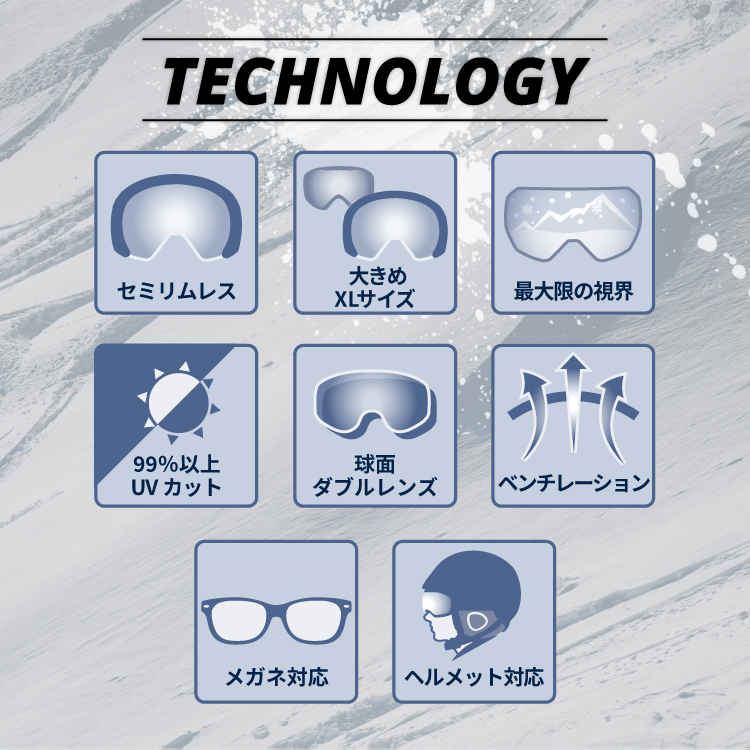 オークリー ゴーグル OAKLEY フライトパスXL（L） スキーゴーグル スノーボード スノボ スノー プリズム メガネ対応 FLIGHT PATHXLXL（L） OO7110-05｜treasureland｜09