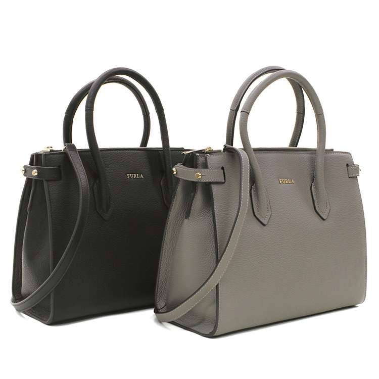 ［美品］FURLA PIN トートバッグ Lサイズ 保存袋付き FURLA フルラ バッグ 2way トート ピン PIN S TOTE E/W