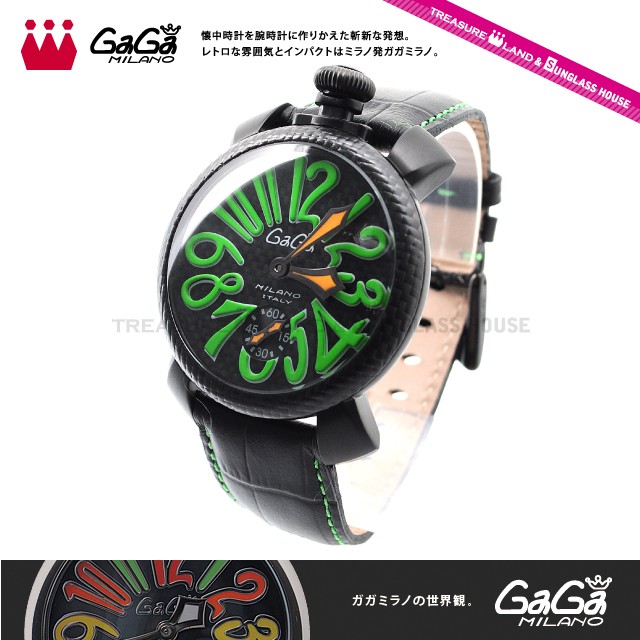 【新品電池】GaGa MILANO ガガミラノ スポーツ クロノ メンズ 腕時計 ガガミラノ マヌアーレ クロノスポーツ メンズ クオーツ 腕時計 可動品