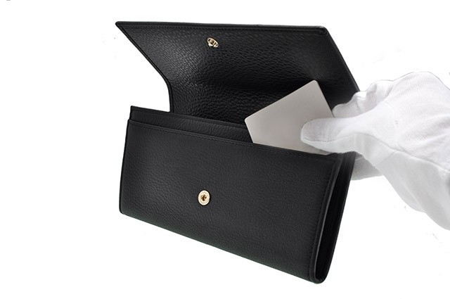 GUCCI（グッチ） サイフ 長財布 282414-A7M0G-1000 ブラック 黒 SOHO