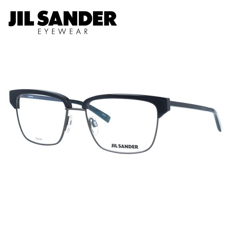 メガネ フレーム ジルサンダー JIL SANDER PCメガネ ブルーライトカット 老眼鏡 伊達 ...