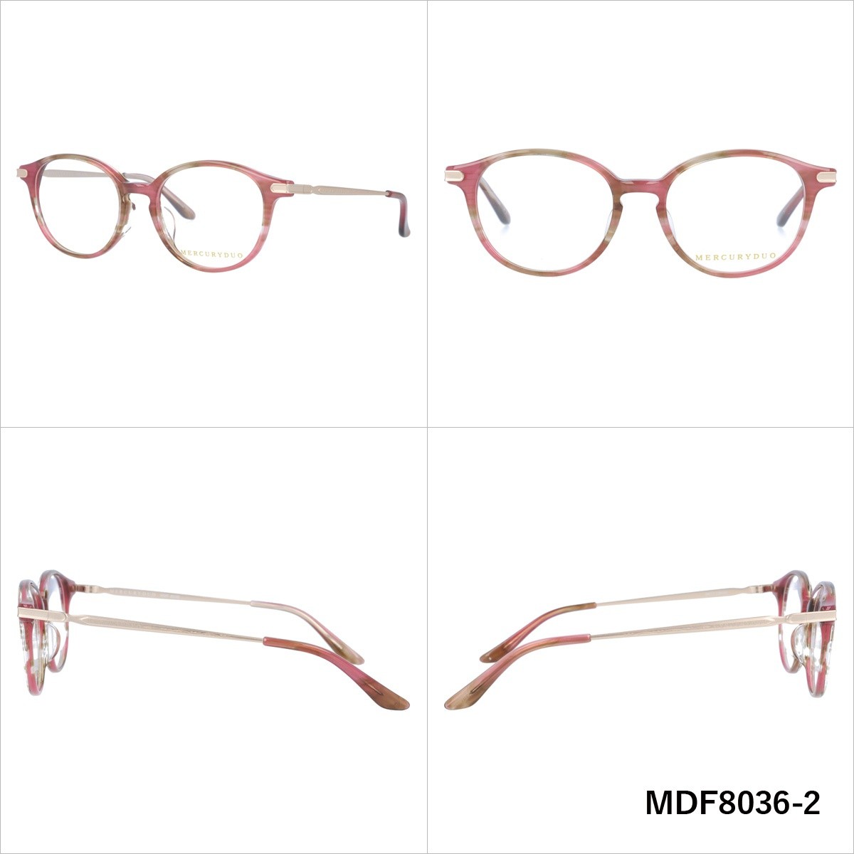 MERCURYDUO（マーキュリーデュオ） メガネ 眼鏡 フレーム 度付き 度