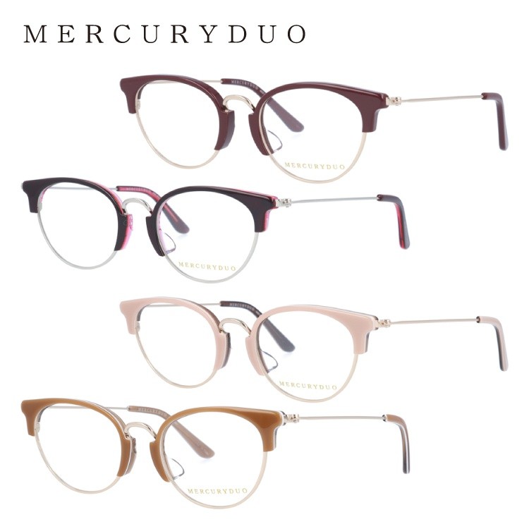 MERCURYDUO（マーキュリーデュオ） メガネ 眼鏡 フレーム 度付き 度
