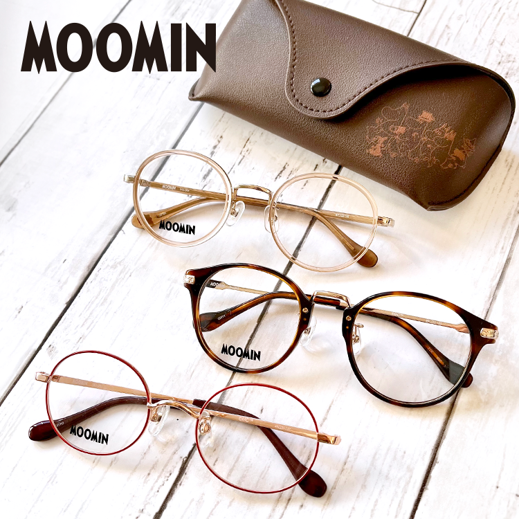 MOOMIN（ムーミン） メガネ レディース 伊達メガネ 老眼鏡