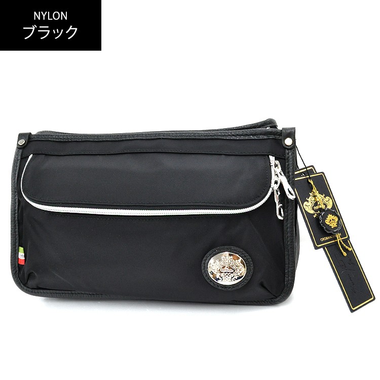 [希少✨️] Orobianco オロビアンコ ナイロン×レザー ボディバッグ 黒 Orobianco（オロビアンコ） 最大51% 5/3限定 ボディバッグ ワン
