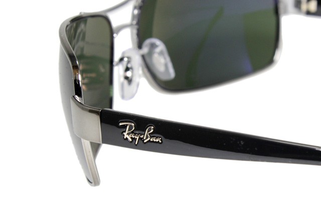 RayBan RB3379 レイバン サングラス RB3379 Sunglasses in Gunmetal and G-15 Green - RB3379 | Ray-Ban®
