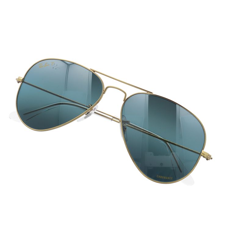 Ray-Ban アビエーター ラージメタル　サングラス ゴールド　ミラー　ブルー Ray-Ban（レイバン） サングラス アビエーターラージメタル 偏光