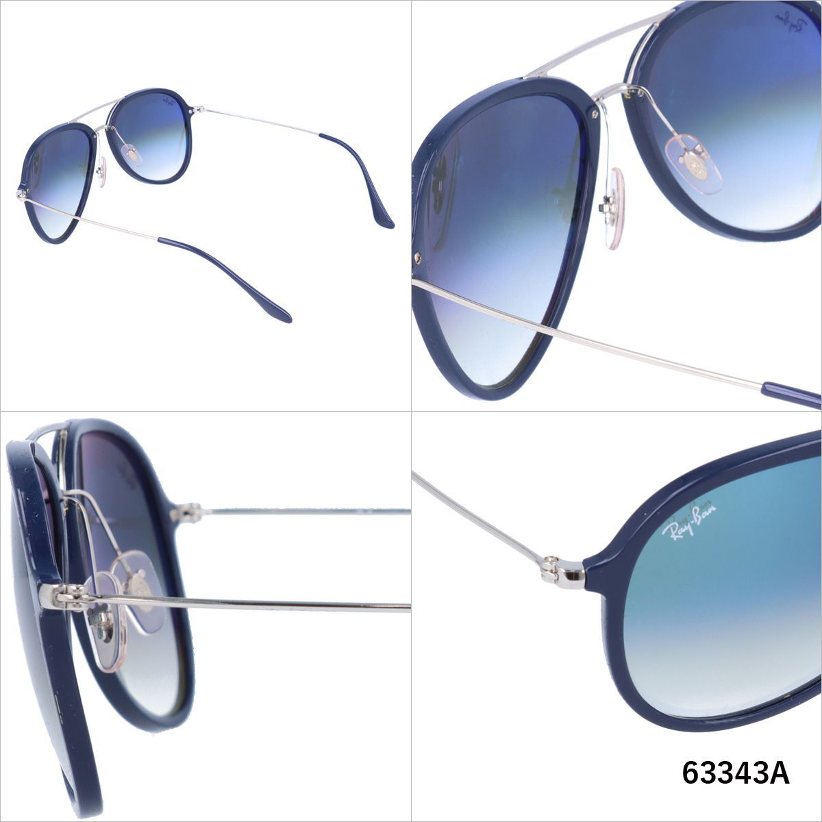 【美品】Ray-Ban⭐︎レイバン サングラス ティアドロップ ポリッシュシルバー Ray-Ban（レイバン） サングラス ニューアビエーター RB3625 003R5
