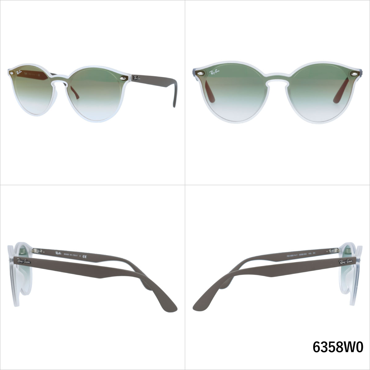 【美品】レイバン　RayBan ミラーサングラス レイバン サングラス アビエーターラージメタル 偏光サングラス