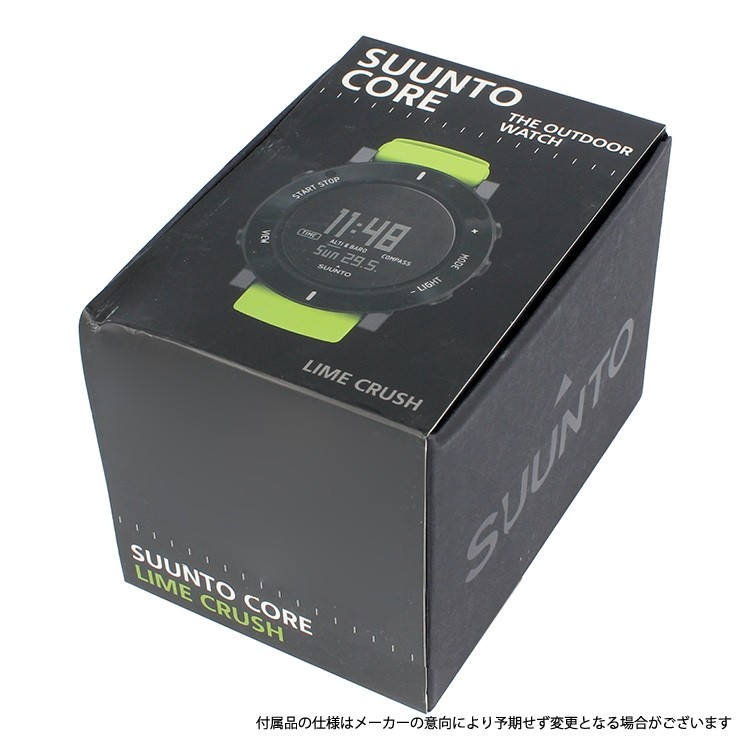その他 SUUNTO CORE Lime Crush Amazon.co.jp: (スント) Suunto Core Lime Crush Unisex Watch