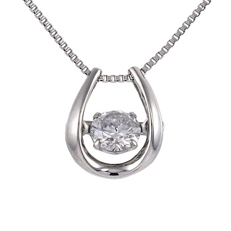Pt900 プラチナ チェーン Pt850 ダイヤモンド 0.20ct 一粒