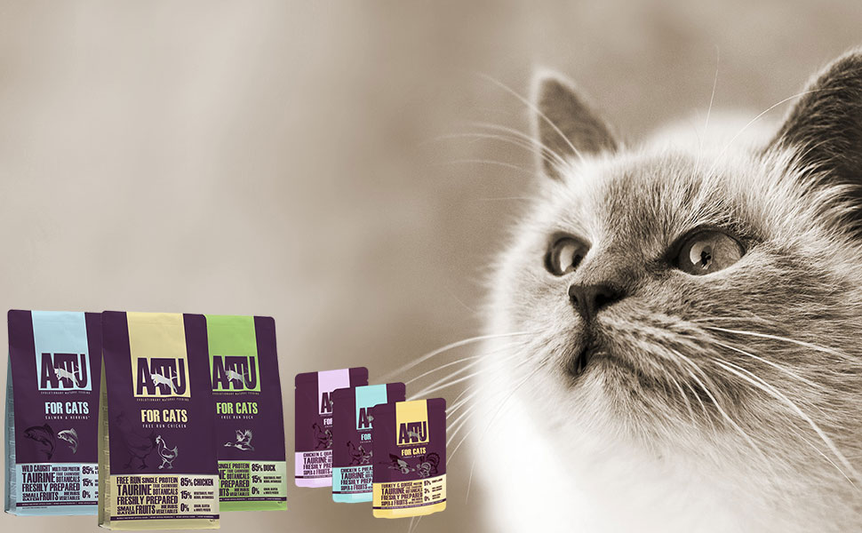 AATU アートゥー 85/15 ダック ドライキャットフード 成猫用 3kg