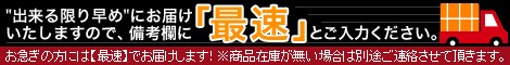 お急ぎの方には【最速】でお届けします！