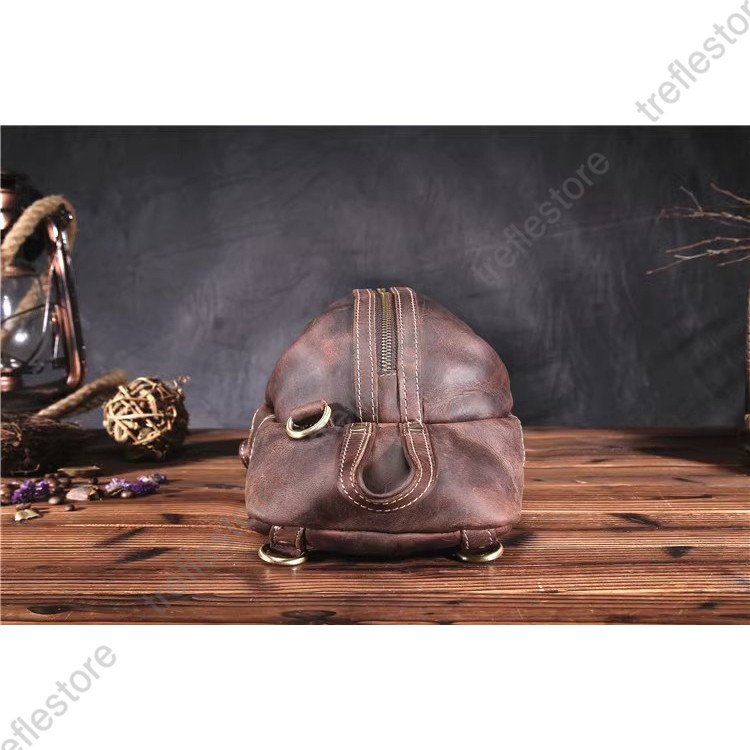 ボディバッグ メンズ 本革 2way 縦型 斜め掛け ショルダーバッグ