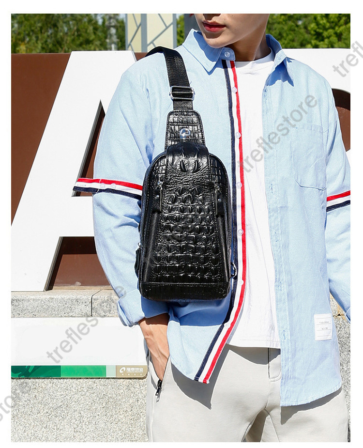 ボディバッグ メンズ 本革 2way 縦型 斜め掛け ショルダーバッグ