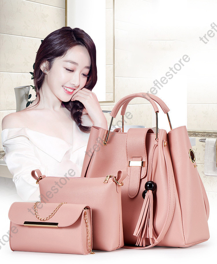 3点セット PU革 トートバッグ レディース レザーバッグ ショルダー