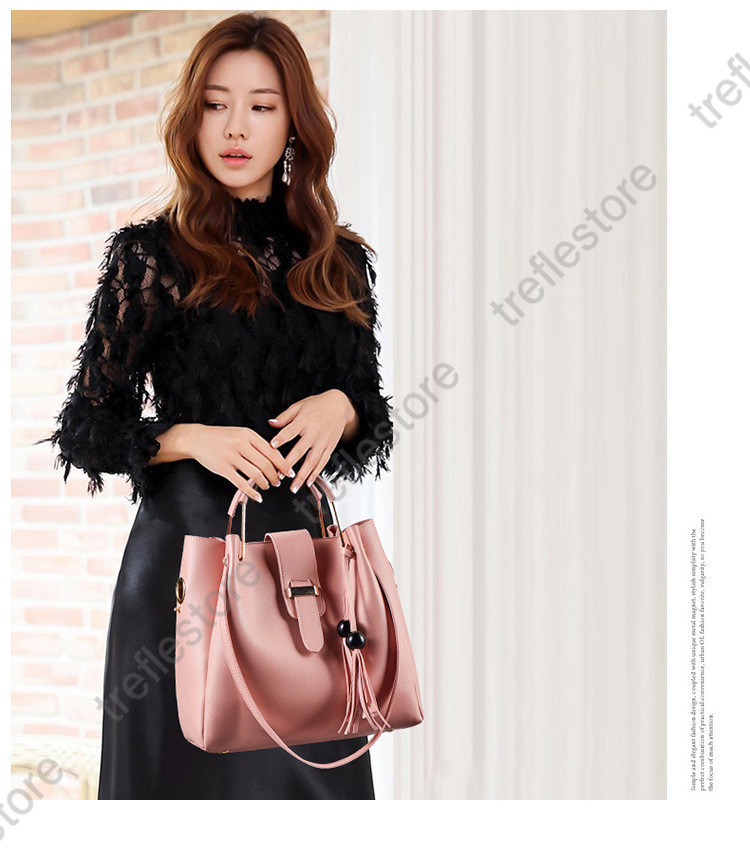 3点セット PU革 トートバッグ レディース レザーバッグ ショルダー