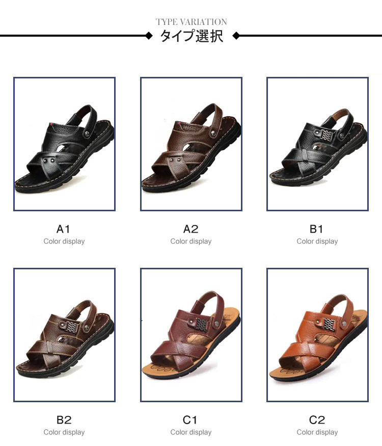 サンダル メンズ アウトドアサンダル カジュア...の詳細画像2