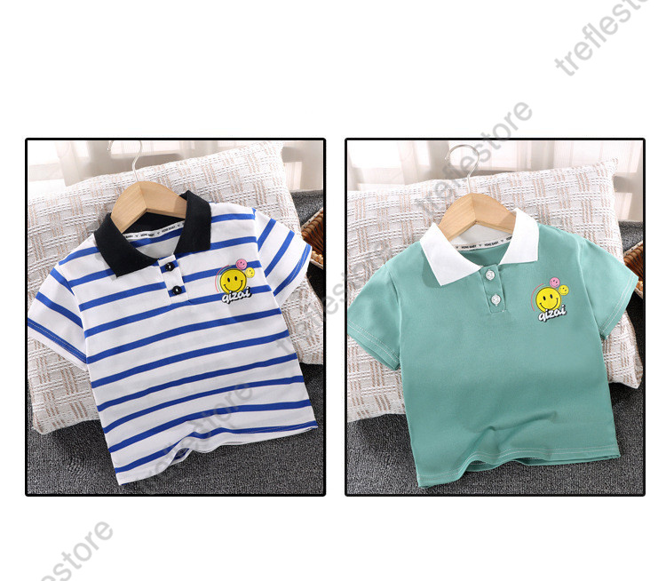 キッズ　ポロシャツ　poloシャツ　子供Tシャツ　 男の子 春夏　半袖　シャツ　トップス　インナー　カジュアル　吸汗　速乾　シンプル｜treflestore｜05