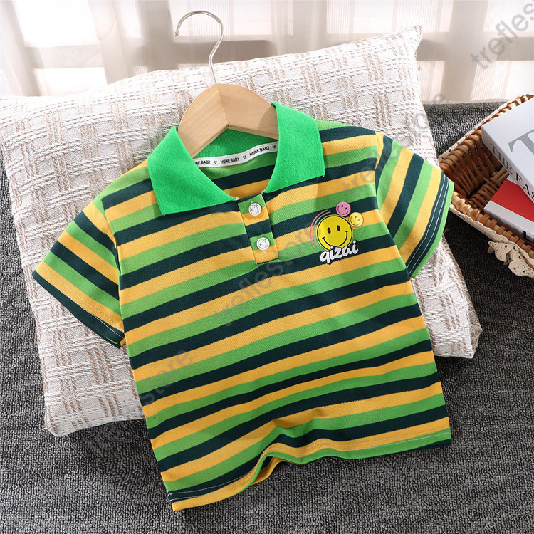 キッズ　ポロシャツ　poloシャツ　子供Tシャツ　 男の子 春夏　半袖　シャツ　トップス　インナー　カジュアル　吸汗　速乾　シンプル｜treflestore｜17