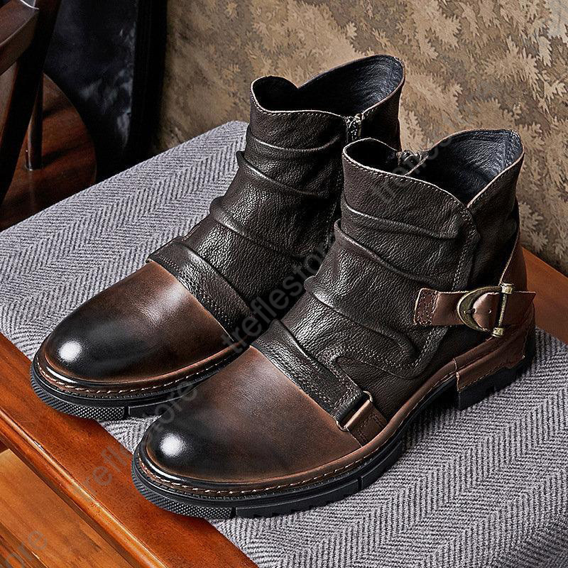 本革 ショートブーツ メンズ 牛革 高級感 革靴 かっこいい エンジニアブーツ 滑り防止 保温 暖かい 防寒靴 ボア付き カジュアル 暖かい 本革 ショートブーツ メンズ 牛革 高級感 革靴 かっこいい エンジニア