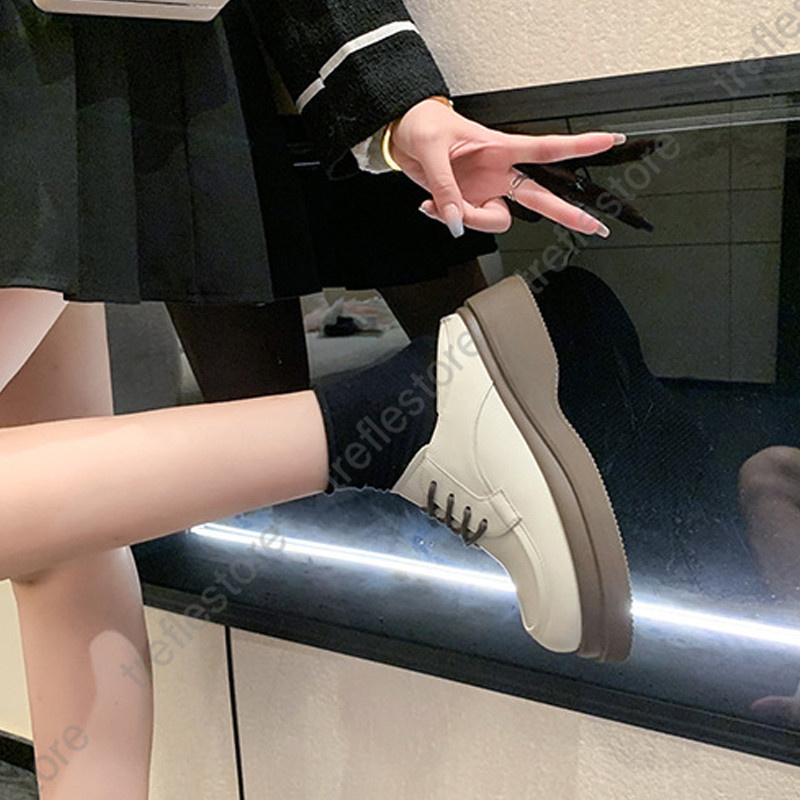 ローファー レディース 厚底シューズ JK パンプス 太めヒール 靴ひも 黒 女子靴 オシャレ 通勤 通学 コンフォート 10代20代30代40代 |  | 16