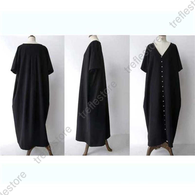 ワンピース レディース ロング 半袖 ロングワ...の詳細画像2