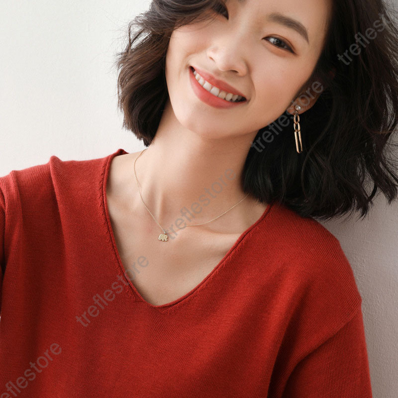 ニットセーター 春服　vネック　 カシュクール シルキータッチニット 長袖 薄手ニット プルオーバー トップス カットソー インナー |  | 07
