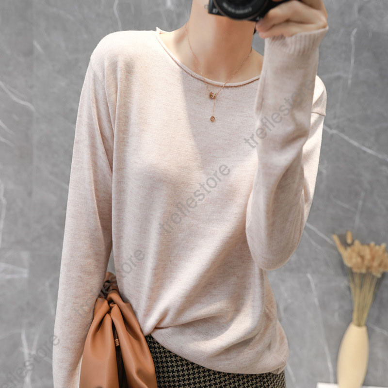 ニットセーター 春服　vネック　 カシュクール シルキータッチニット 長袖 薄手ニット プルオーバー トップス カットソー インナー |  | 08