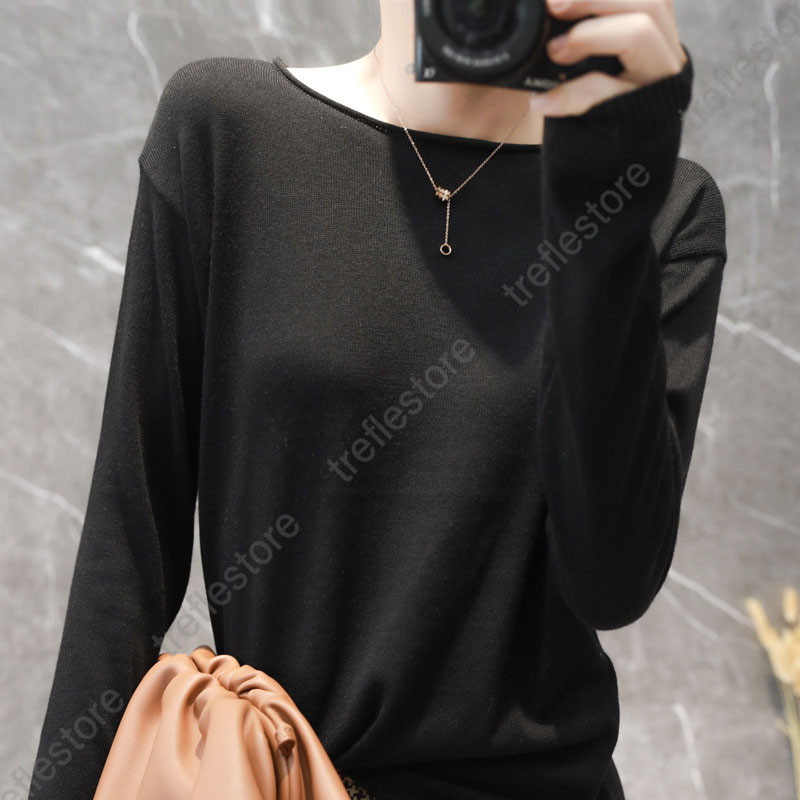 ニットセーター 春服　vネック　 カシュクール シルキータッチニット 長袖 薄手ニット プルオーバー トップス カットソー インナー |  | 11