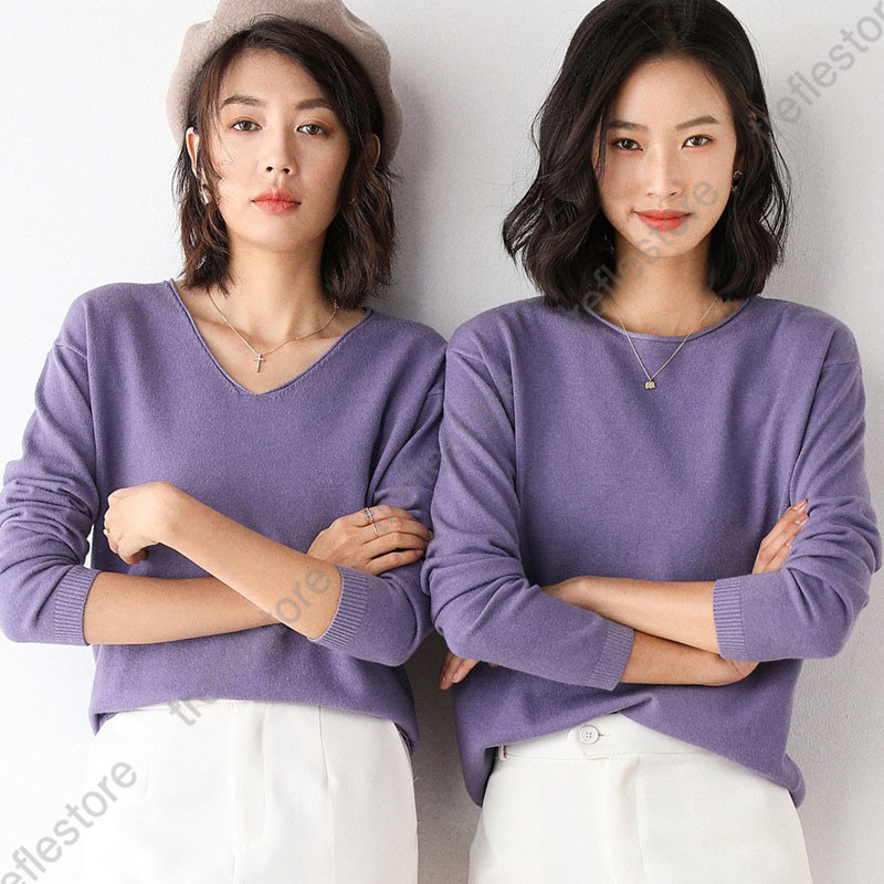 ニットセーター 春服　vネック　 カシュクール シルキータッチニット 長袖 薄手ニット プルオーバー トップス カットソー インナー |  | 14