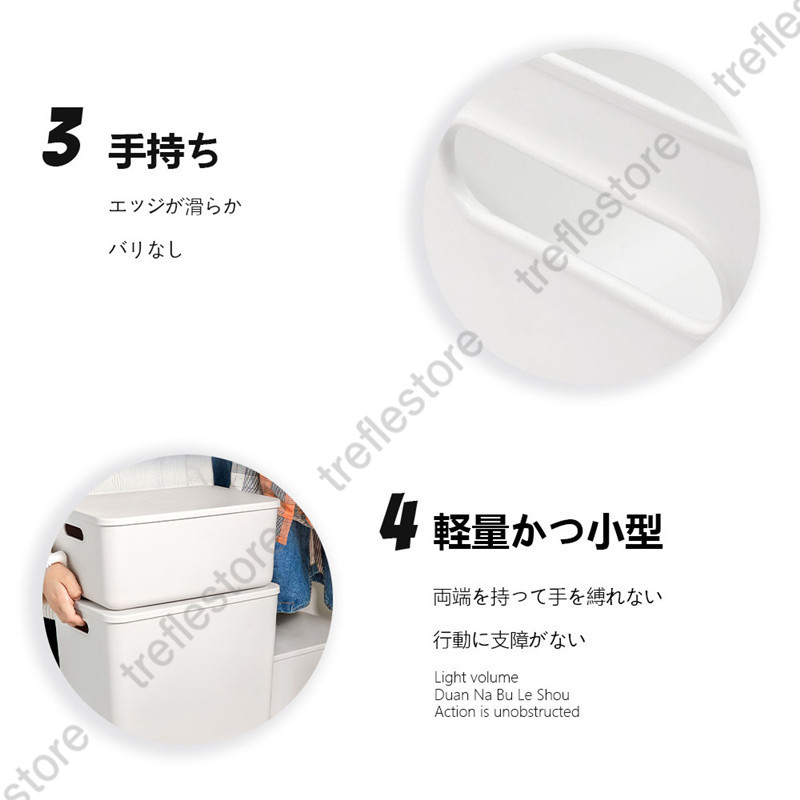 収納ケース 収納ボックス 持ち手付き 積み重ね フタ付き コンテナ 家具 プラスチック 押入れ収納 おもちゃボックス 書類収納 おやつ入れ 衣替え 整理 S-06 |  | 13
