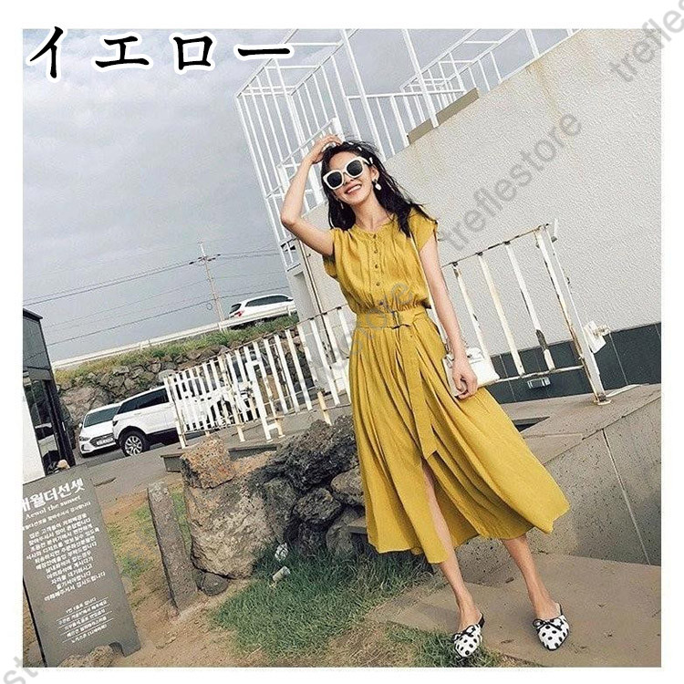 ワンピース 夏 レディース vネック ノースリーブ マキシワンピース ロングワンピース aライン 体型カバー 春 秋 きれいめ 40代 30/50代 通勤 OL 着痩せ |  | 03