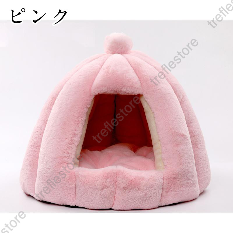 猫ハウス ペットハウス ドーム型 冬用 クッシ...の詳細画像4