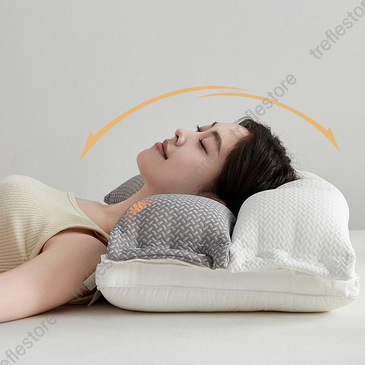 枕 肩こり 二段階高さ 首こり まくら マクラ 快眠枕 安眠枕 高反発枕