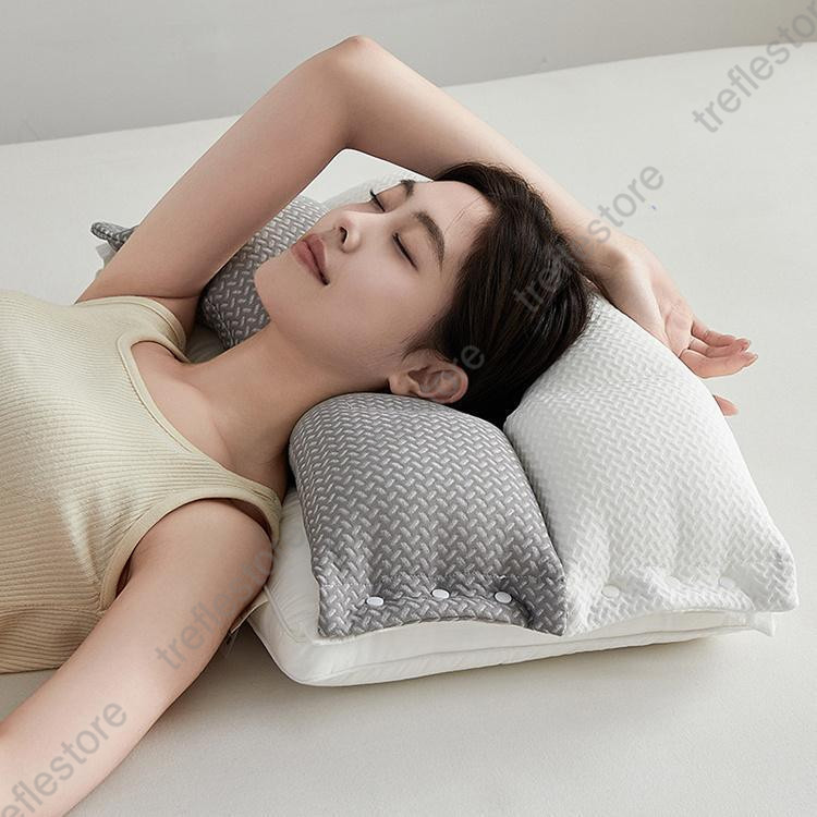 枕 肩こり 二段階高さ 首こり まくら マクラ 快眠枕 安眠枕 高反発枕