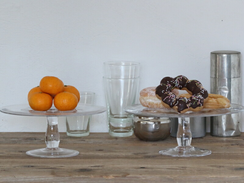 ケーキスタンド 食器 器 コンポート皿 ガラス おしゃれ リューズガラス