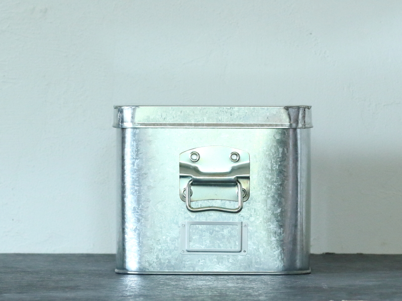 米びつ トタン 収納ケース ボックス フタ付き おしゃれ レトロ 7kg